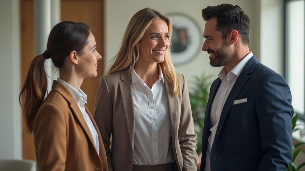 Diverse groep professionelen voert constructief gesprek met wederzijds respect